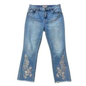 Johnny Was The Cropped Baby Boot Jeans 30